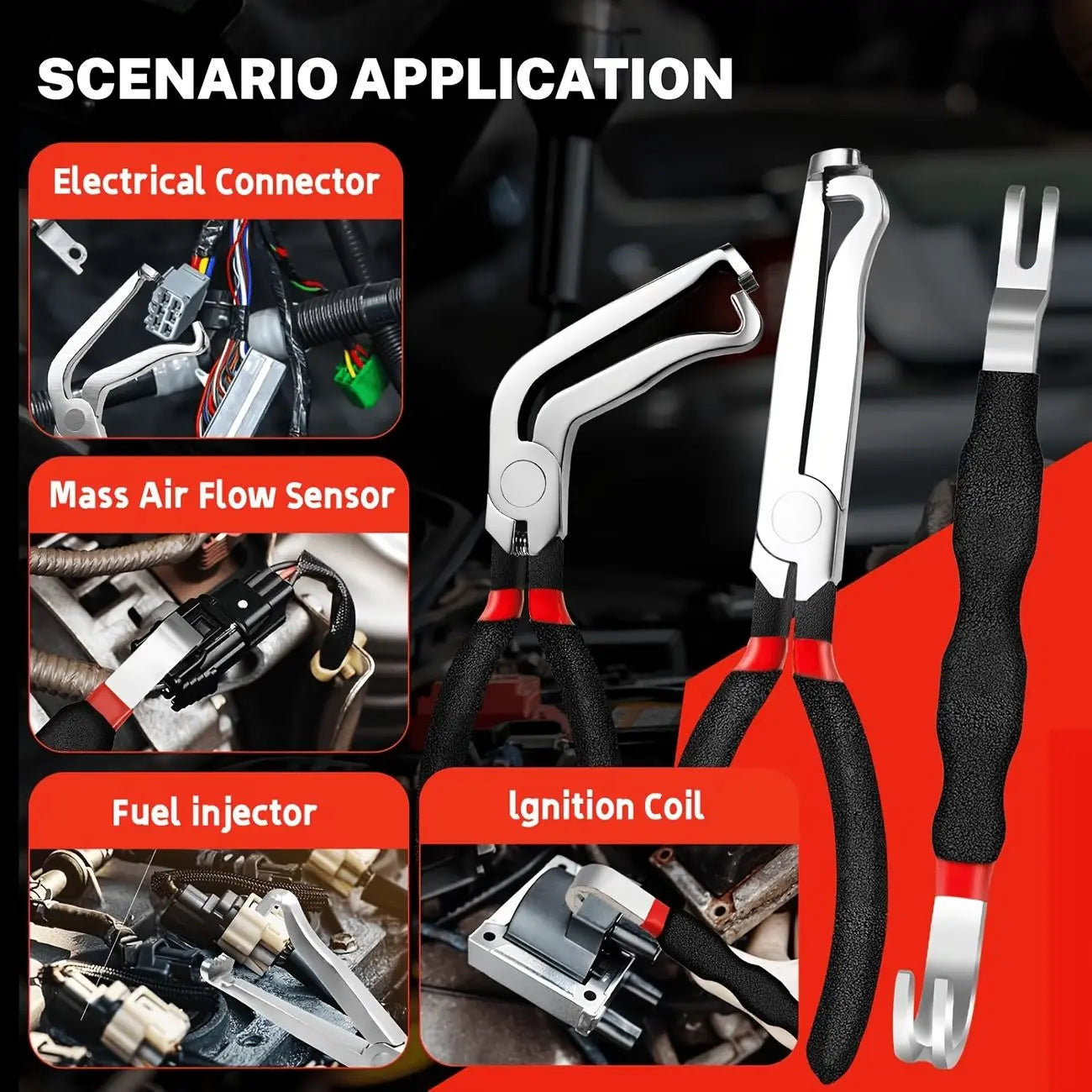 5PCS Automotive Electrical Disconnect Pliers Tool Set