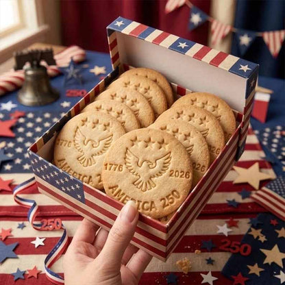 🎁Last Day 49% OFF - 1776–2026 USA 250th Anniversary Cookie Stamp
