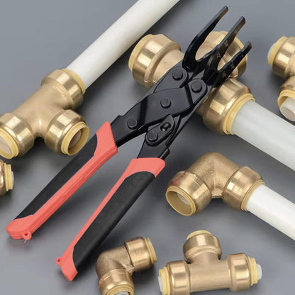 Exclusive Offer💥Fit Disconnect Tong Tool for Easily Removing Push-to-Connect Fittings(1/2in, 3/4in, 1in)