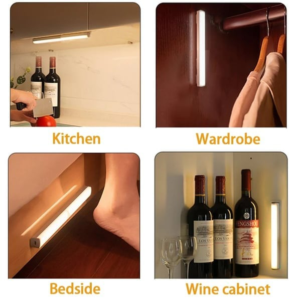 💡Punch-free Smart Sensor Magnetic Rechargeable LED Lights