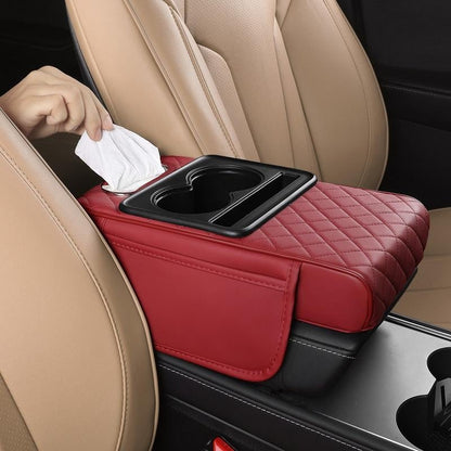 ⏰Final 3 Hours: Only ＄33.99🎉Multifunctional PU Leather Car Armrest Box Mat