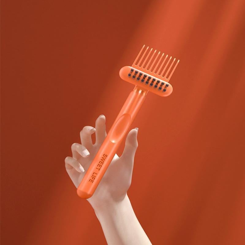 ✨Comb & Hairbrush Cleaner Set (3 Count) — Dual-Tool Mini Rake/Bristle Brushes