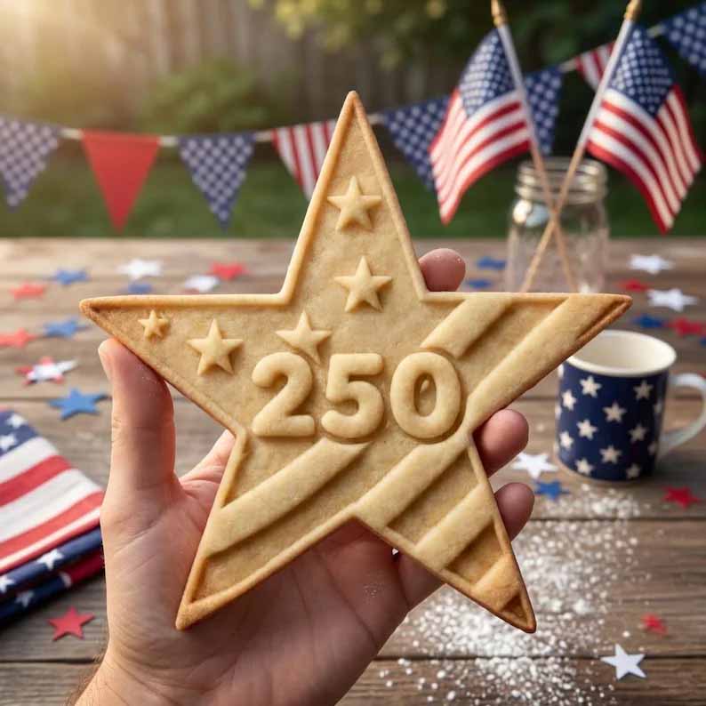 🎁Last Day 48% OFF - 1776–2026 USA 250th Anniversary Cookie Stamp
