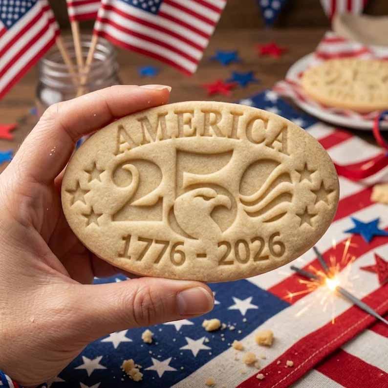 🎁Last Day 49% OFF - 1776–2026 USA 250th Anniversary Cookie Stamp