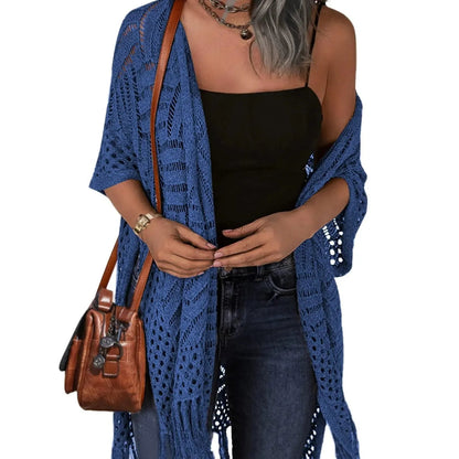 👗Womens Knit Cardigan Oversized Open Front Outwear New Spring  & Summer