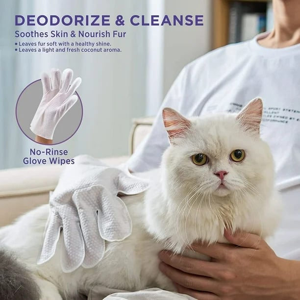 🔥Odor-Removing Pet Grooming Gloves