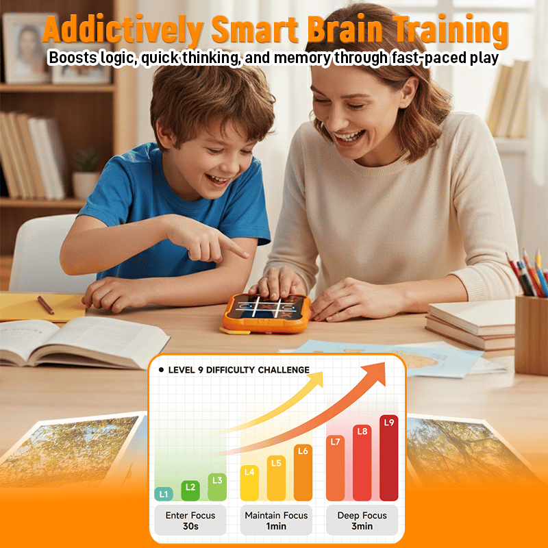 Electronic Tic-Tac-Toe Strategy Game