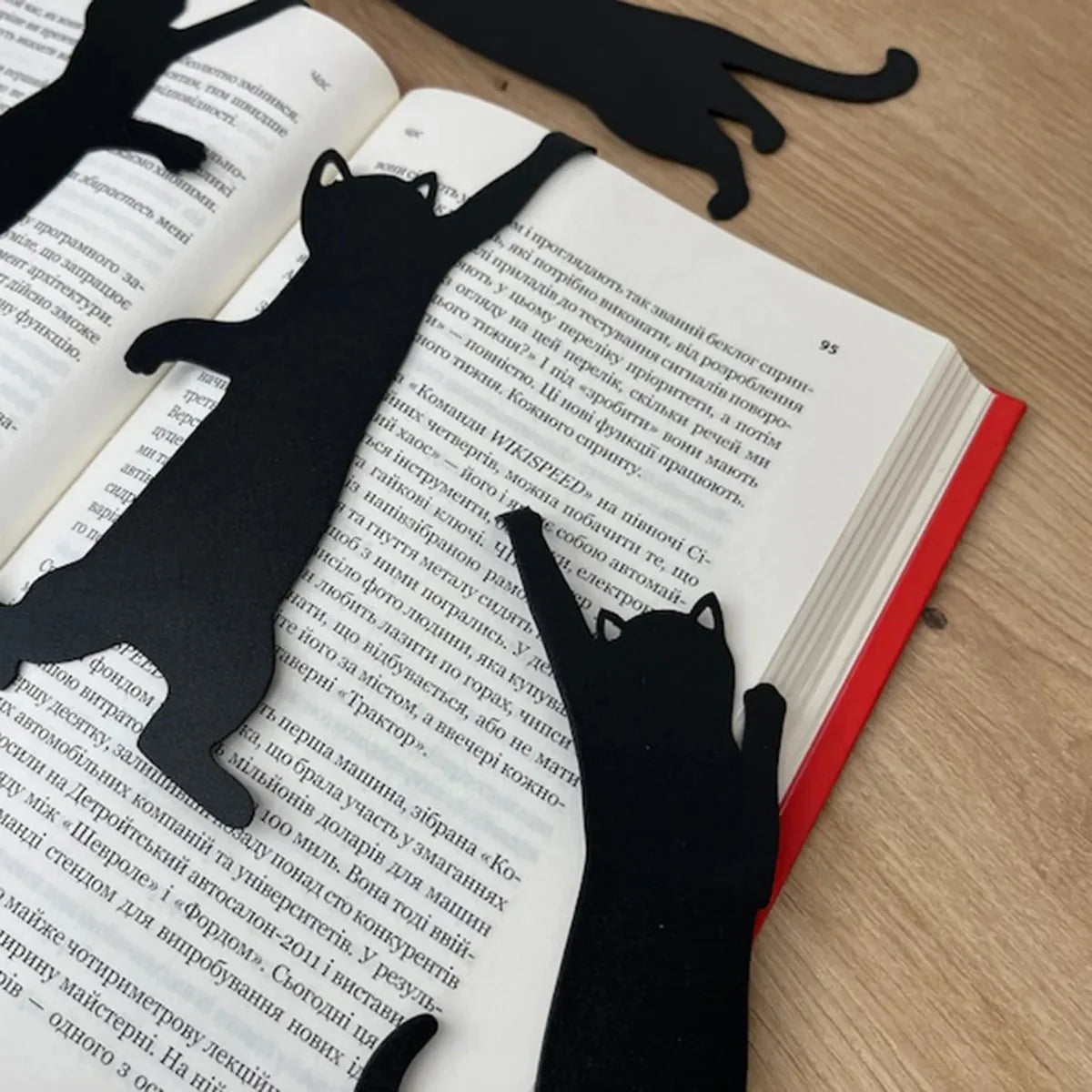 🔥LAST DAY 49% OFF🔥😹5Pcs Metal Cat bookmark