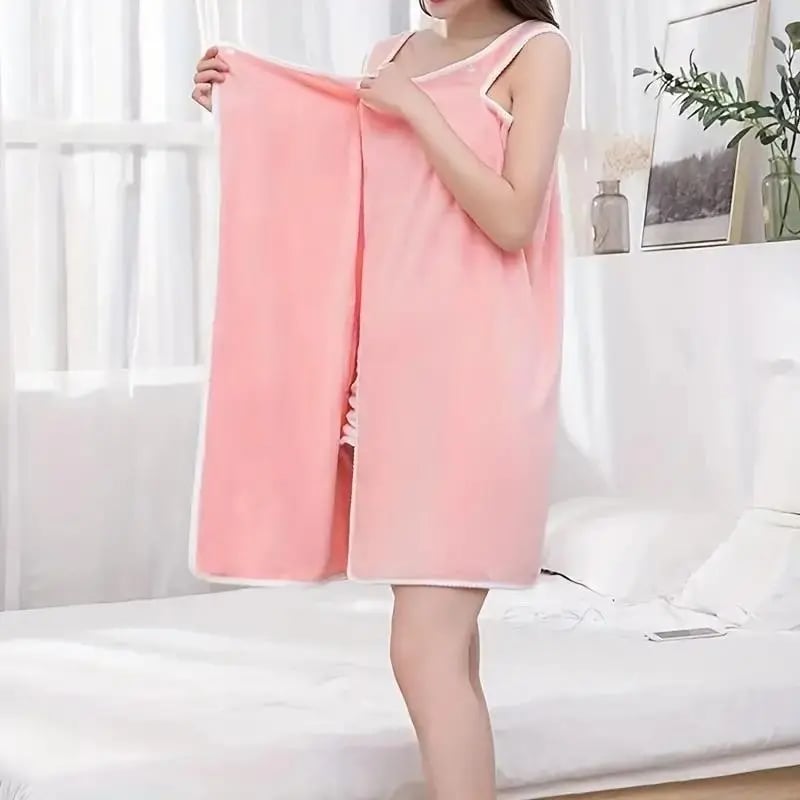 🏆 50K+ SOLD! ✨ Plus Size Women's Wearable Shower Skirt