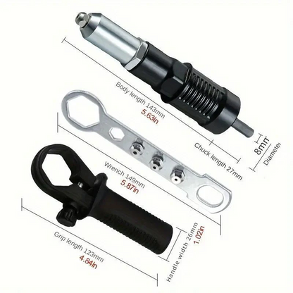 Electric Rivet Nut Gun Drill Adapter