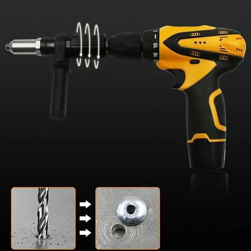 Electric Rivet Nut Gun Drill Adapter
