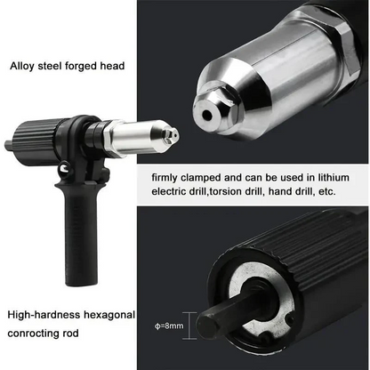 Electric Rivet Nut Gun Drill Adapter
