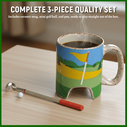 Interactive Golf Coffee Mug Set