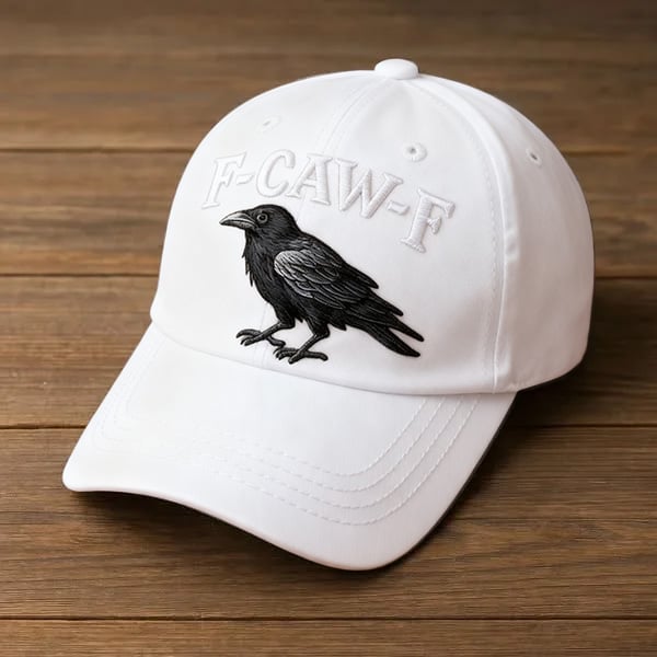 🔥🐦‍⬛F-CAW-F Crow Hat
