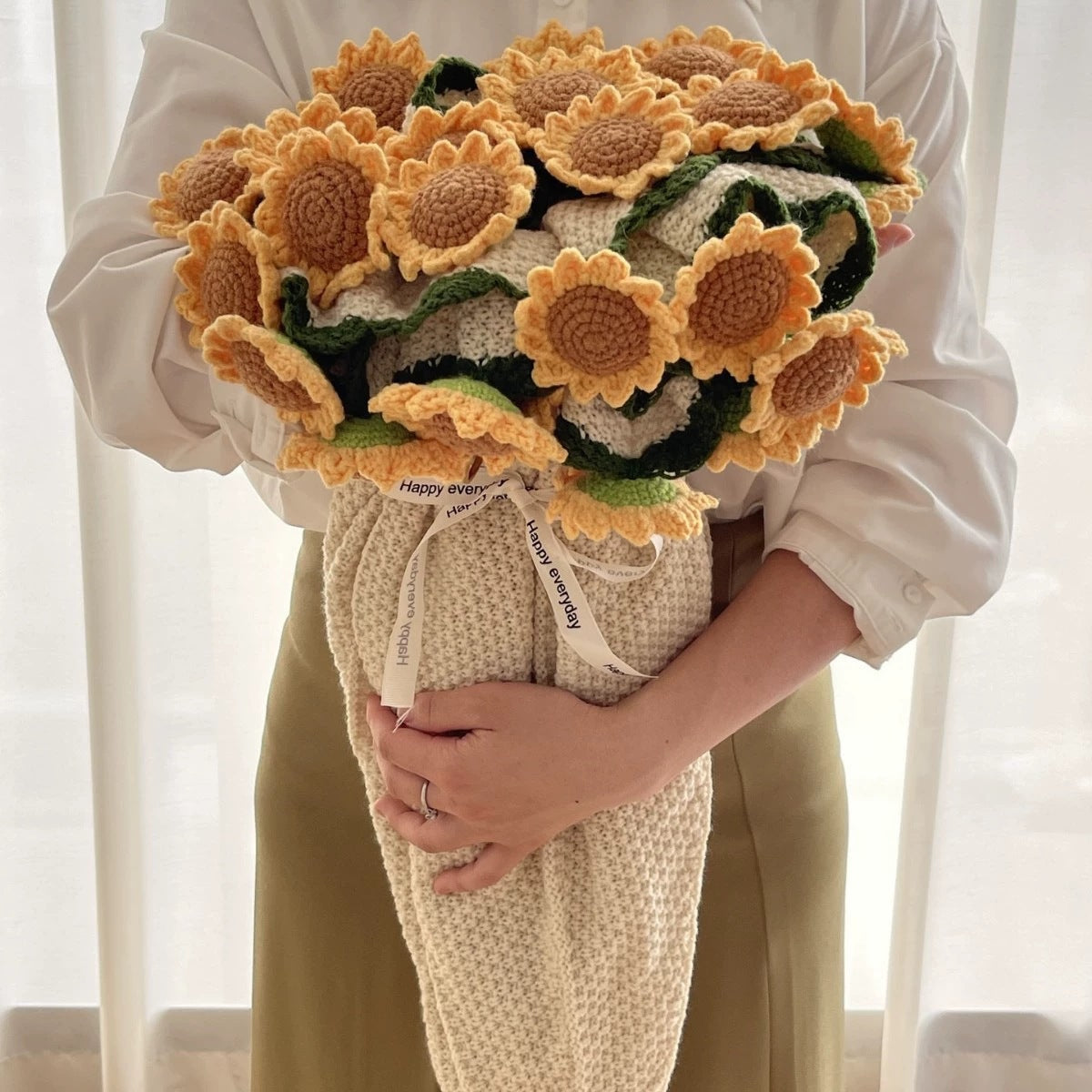 🔥Flash Sale 50% OFF - Premium Rose/Sunflower Bouquet Blanket