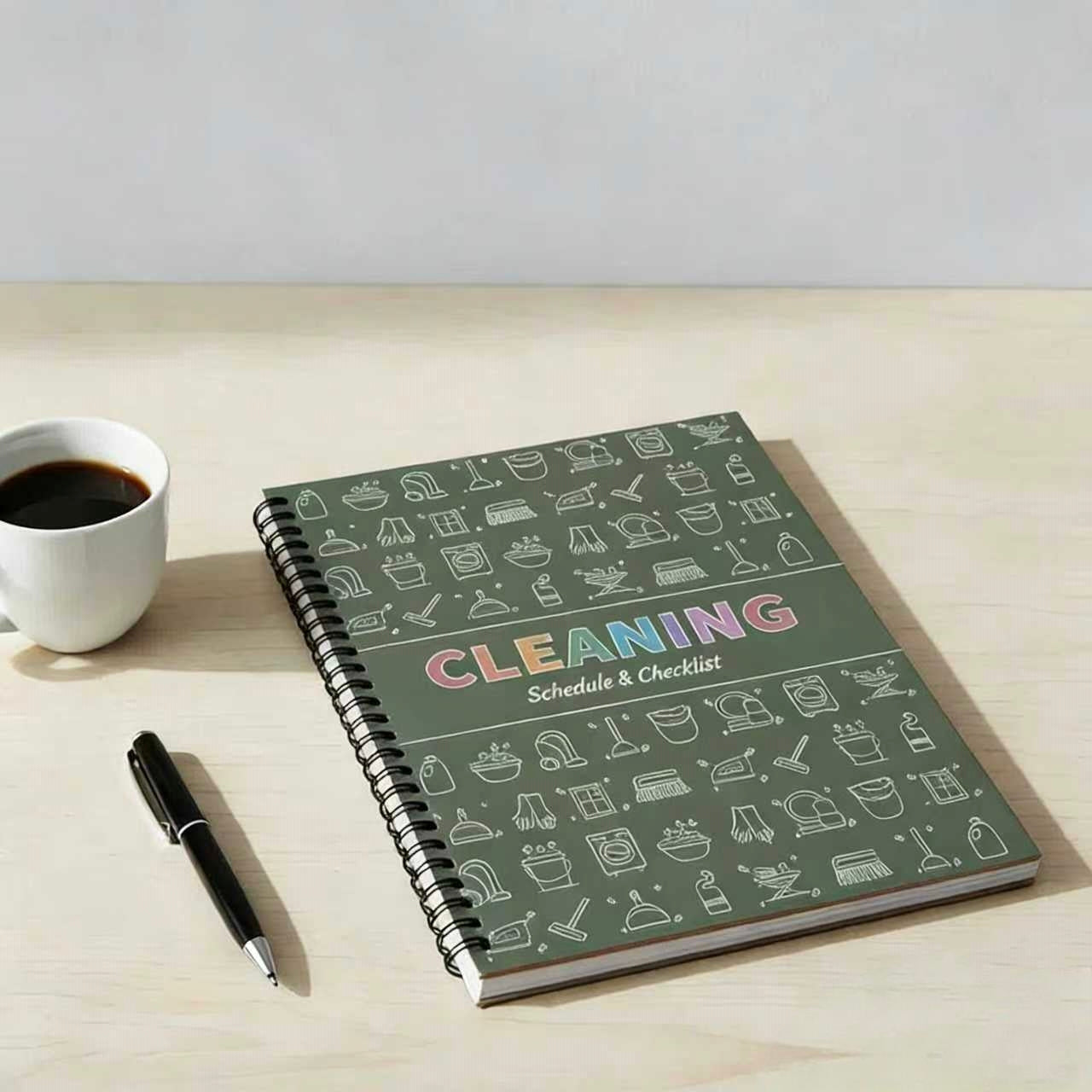 📅 New Release📕2026 version ADHD Cleaning Planner - Cleaning Schedule and Checklist Organizer for Adults and Teens