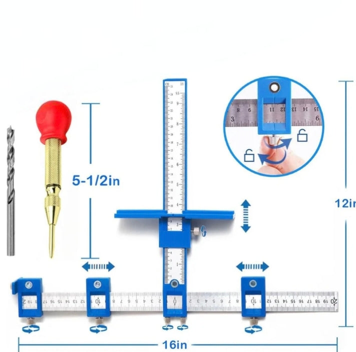 Woodworking Punch Locator Drill Guide