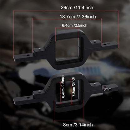 2pcs 4 Inch LED Pods with Tow Hitch Mounting Brackets