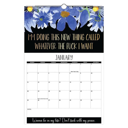 Here We F*cking Go Again: 2026 Swear Calendar for Tired-Ass Women