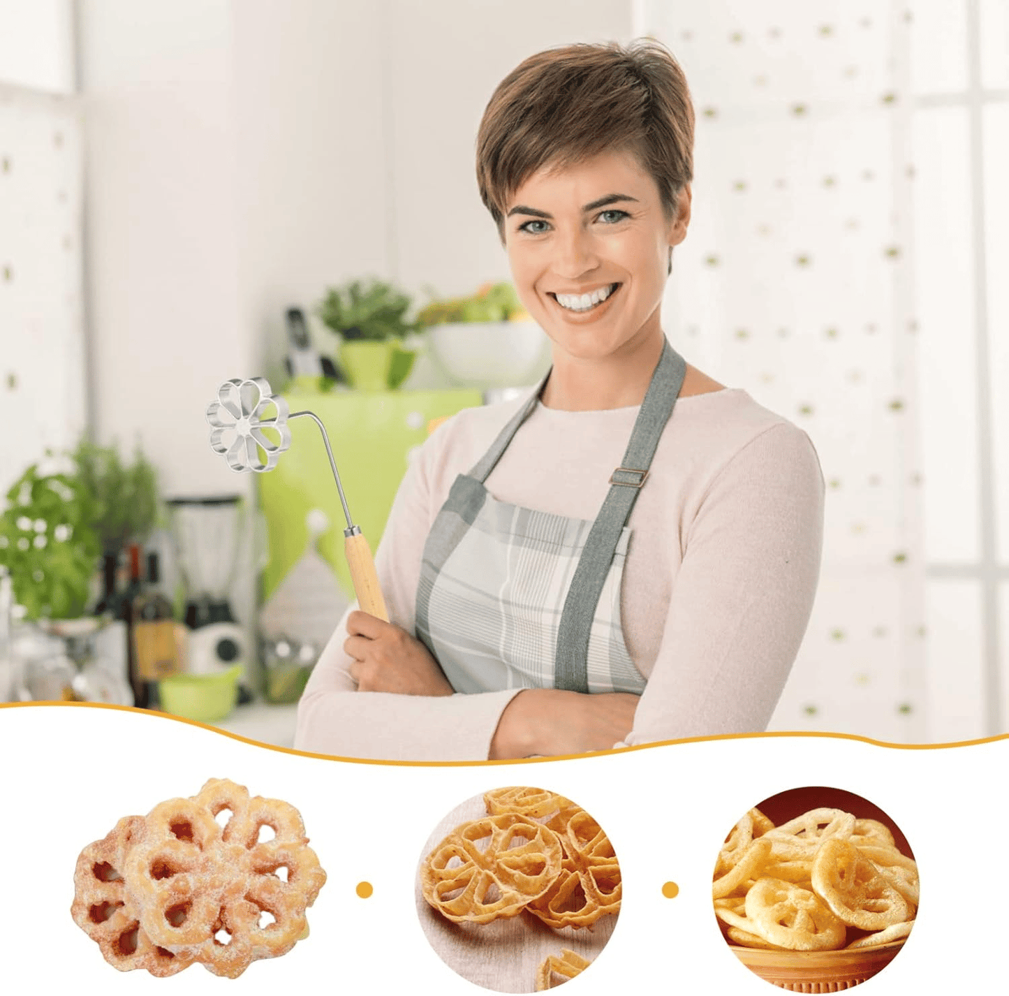 Nordic-Style Rosettes & Timbale Pastry Mold Set