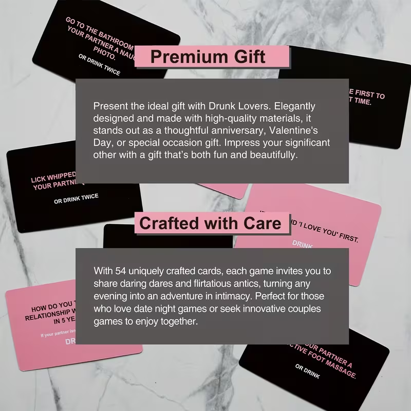 52 Drunk Games Cards