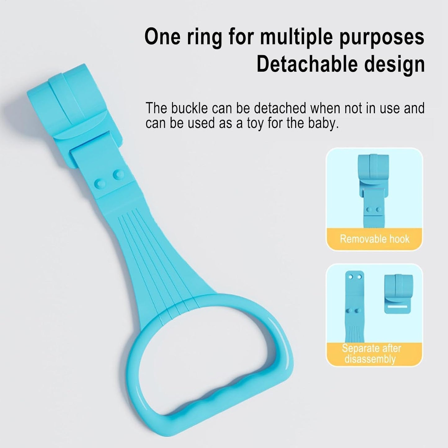 👶🏻4 Pcs Pull Up Ring for Baby Playpen Handle Grip for Toddlers - 4 Colors