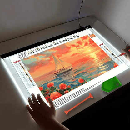 A3/A4/A5 Diamond Painting Workstation – Your Eye-Friendly Crafting Companion ✨