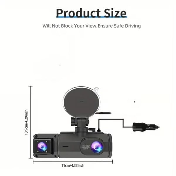 🔥Full View Car Dashcam System(The product does not include a memory card.)