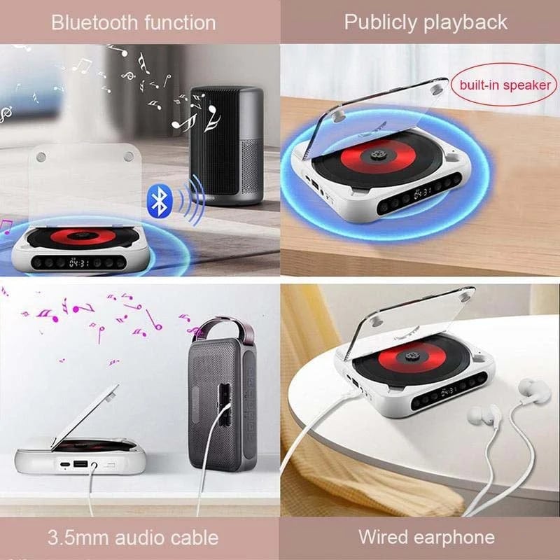 Portable Bluetooth CD Player