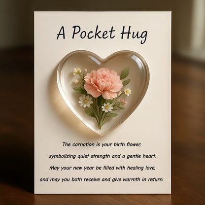 🎁🌺Birth Flower Pocket Hug