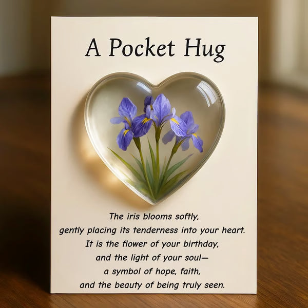 🎁🌺Birth Flower Pocket Hug