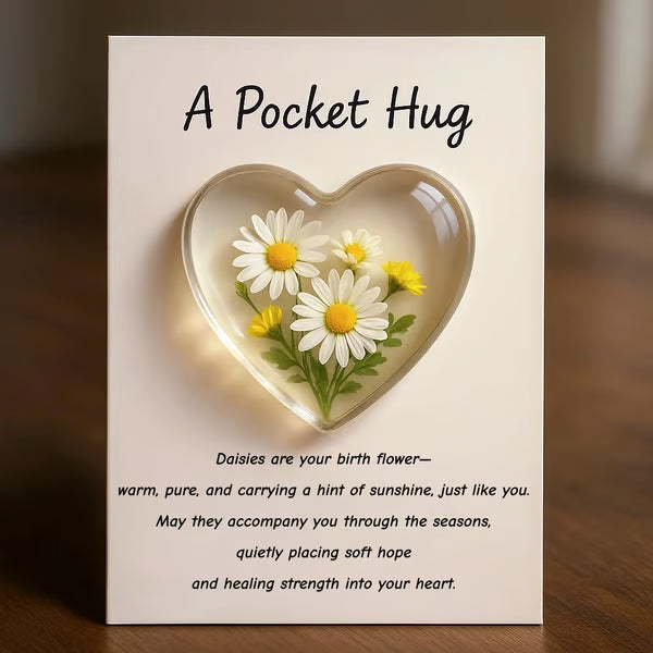 🎁🌺Birth Flower Pocket Hug