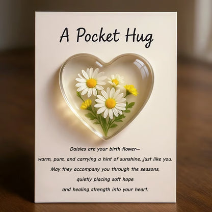 🎁🌺Birth Flower Pocket Hug