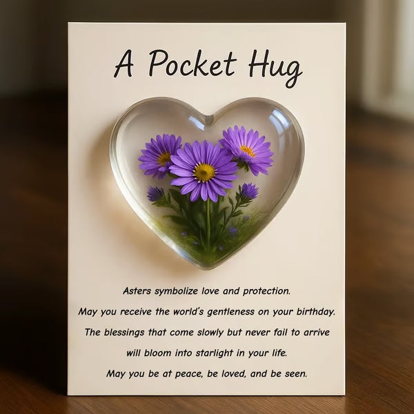 🎁🌺Birth Flower Pocket Hug