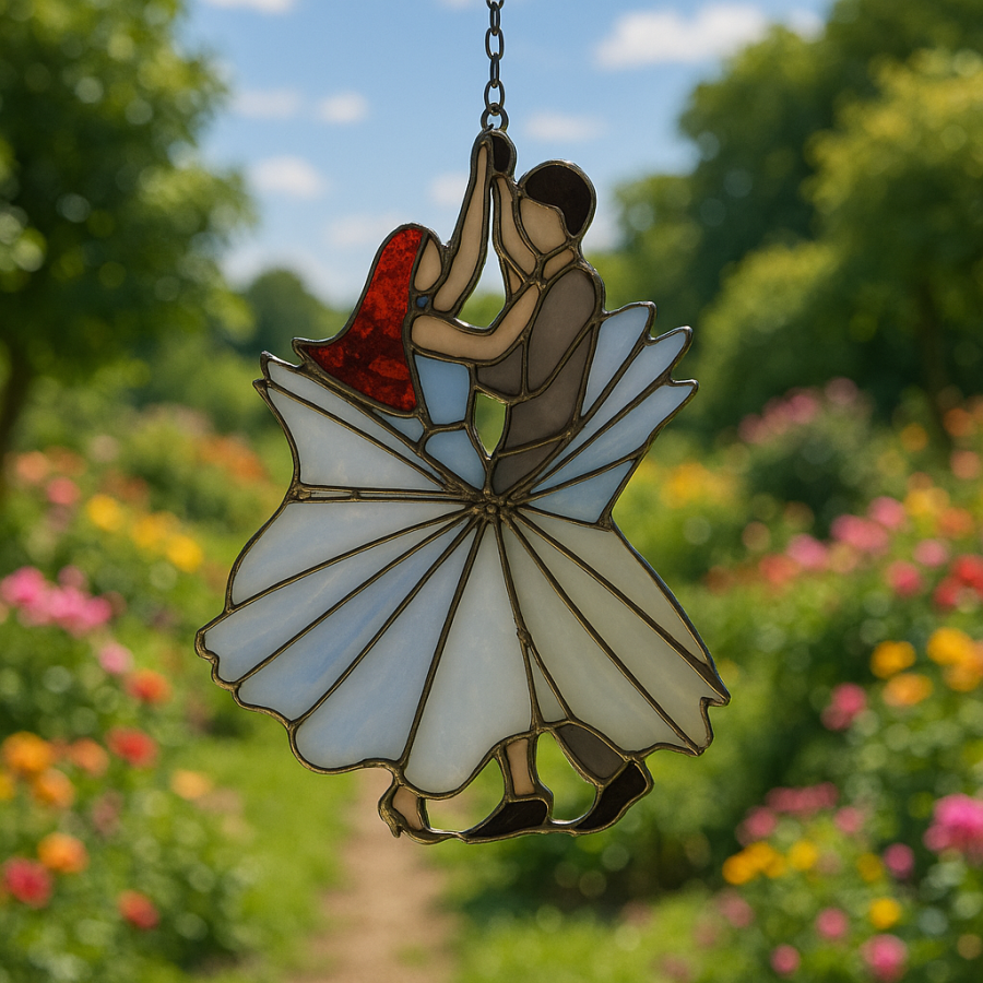 💃🤘 Handmade Stained Acrylic Spinner