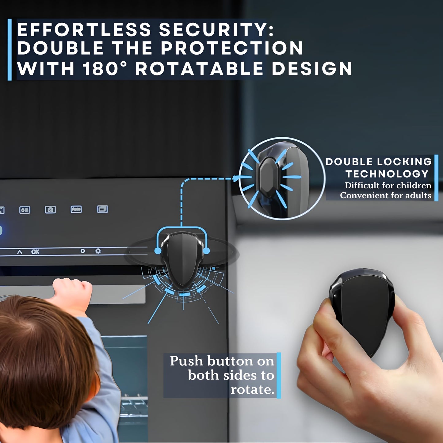 Universal Oven Lock for Child Safety