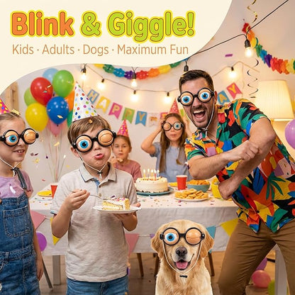 🎉🎉🤣Novelty Funny Glasses with Winking Eye Mechanism