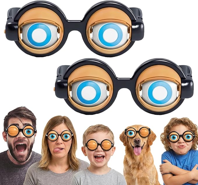 🎉🎉🤣Novelty Funny Glasses with Winking Eye Mechanism
