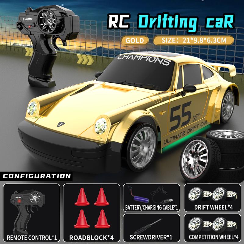 🎄Gifts For Children🎁🏀RC Drift Racing Car 1:20 Scale Model with 2.4GHz Remote 360° Spins & LED Lights