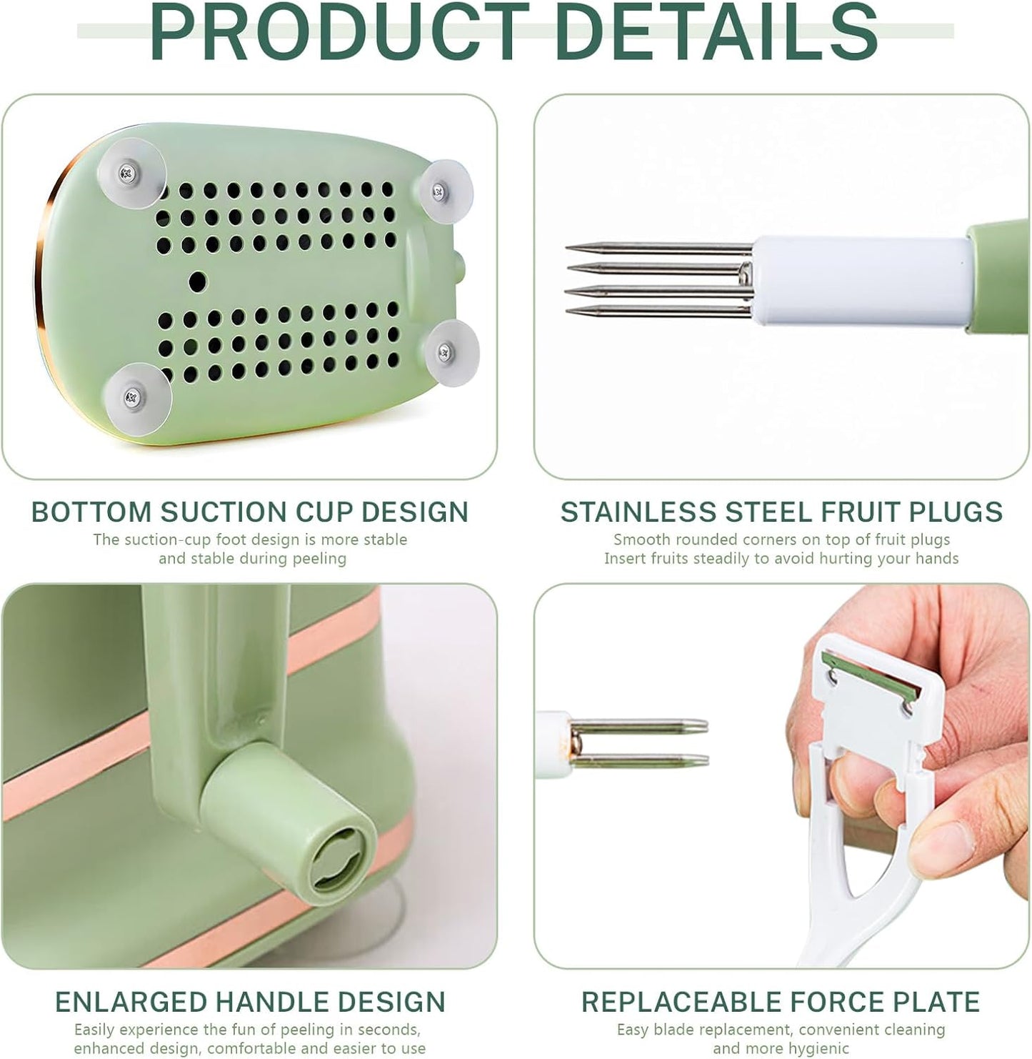 Perfectly Peeled Fruit — At the Touch of a Button