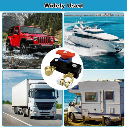 🏆45K+ SOLD🔧12V/24V Car Battery Isolation Switch Automatic Manual Circuit Breaker Protector