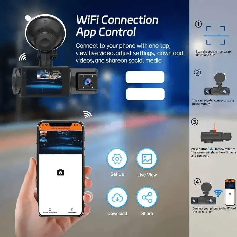 🔥Full View Car Dashcam System(The product does not include a memory card.)