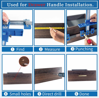 Woodworking Punch Locator Drill Guide