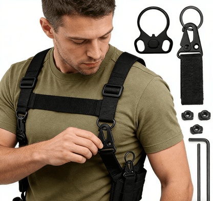 2-Point Sling Set with Fast Adjust Mount Straps and QD Swivels