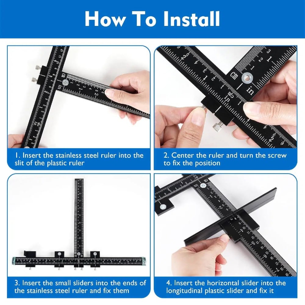 Aluminum Cabinet Hardware Jig