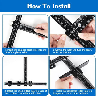 Aluminum Cabinet Hardware Jig