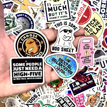 130pcs Funny Stickers for Adults