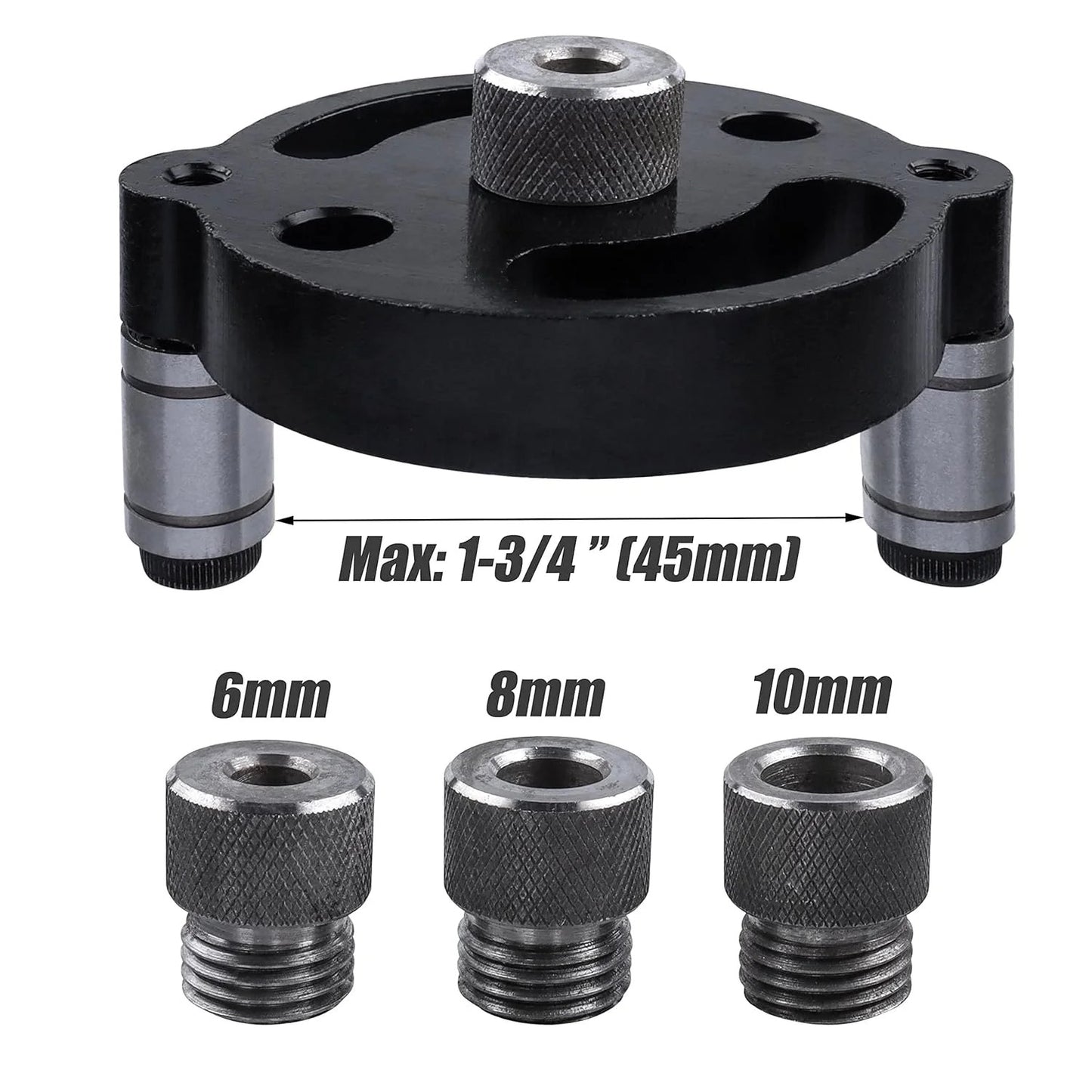 🔥Self-Centering Doweling Jig – Precise Drill Guide for Woodworking Holes