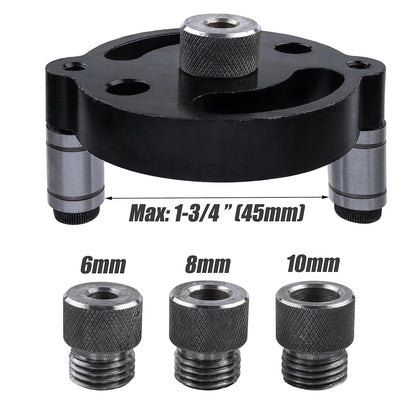 🔥Self-Centering Doweling Jig – Precise Drill Guide for Woodworking Holes