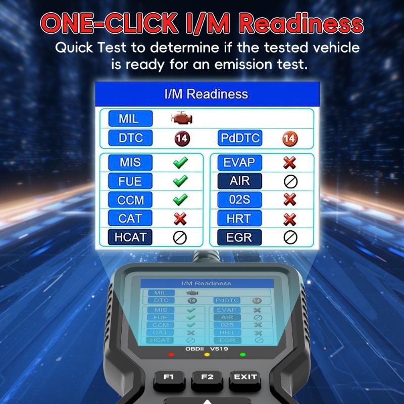 🔥OBD2 Advanced Diagnostic Tool Professional Engine Code Reader Reset Real-Time Data